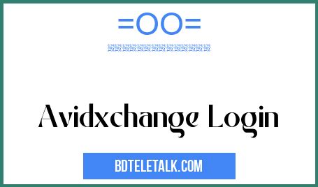 avidxchange com login|avid x change log in.